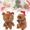 Entzückendes Weihnachtskaripybara Plüschtier Für Kinder Niedliche Weiche Tierpuppe Geschenk
