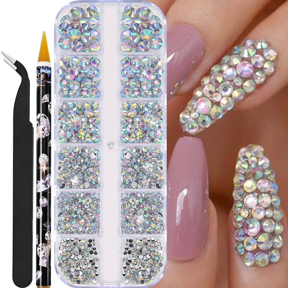 Glitter Finish Resin Rhinestone Kit Multicolor Diamond Art  for Clothing Decoration
