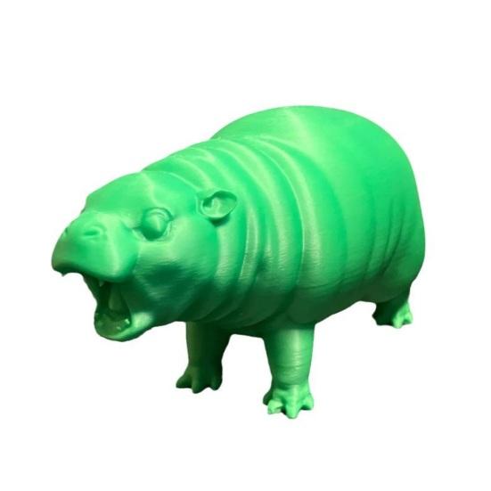 Simulation Hippopotamus Figurine Roaring Hippo Statue River Horse Sculpture Educational Toy Resin Animal Model Decoration Ornament