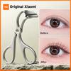 GECOMO Professional Eyelash Curler with Replacement Silicone Pads Wide Angle No Pinch Lash Lift Tool Long Lasting Curl Makeup