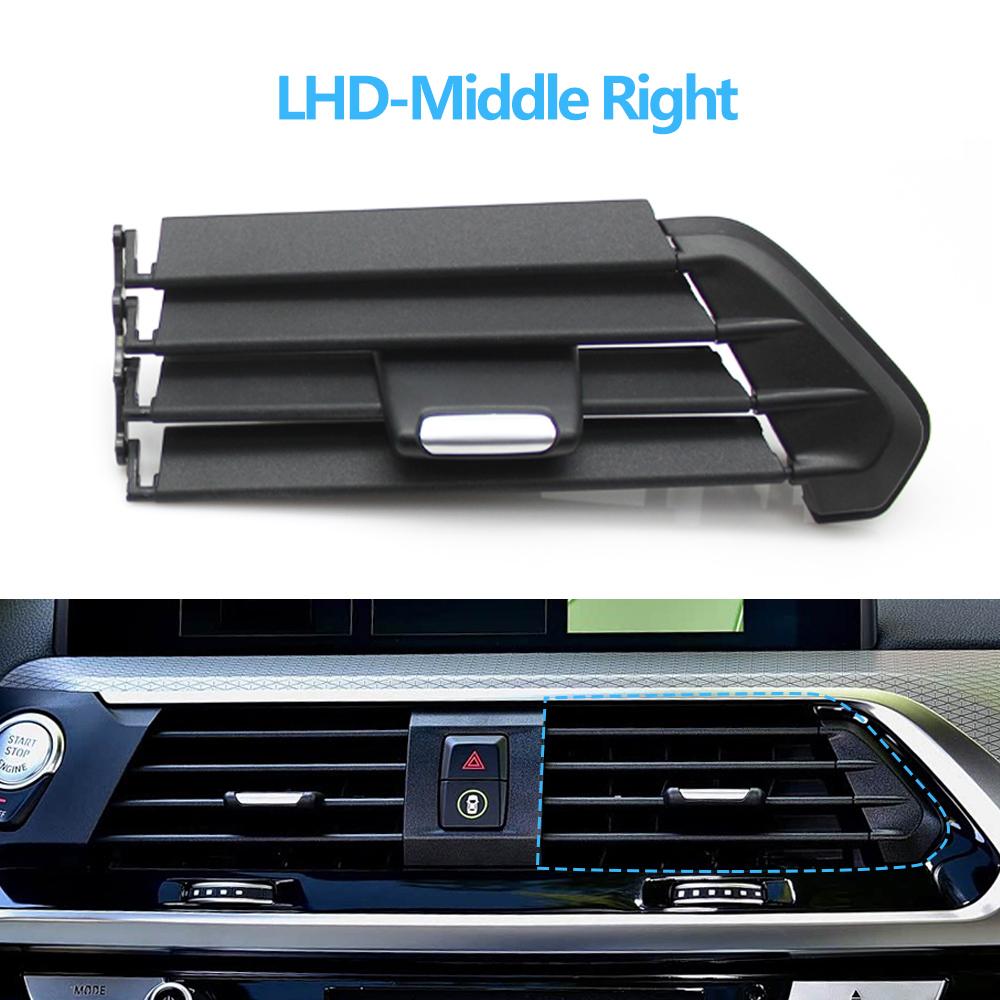 Car Central Air Vent Grille Repair Kit Middle AC Vent Outlet Grille For BMW X3 X4 X3M X4M G01 G02 F97 F98 2017-2021