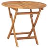 5 Piece Outdoor Dining Set Solid Teak Wood