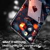 Creative poker card patterns For Apple iPhone 17 16 16E 15 14 13 12 11 Pro Max Plus Black Soft Silicone Phone Case