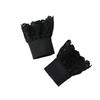 1 Pair Girl Lace Fake Sleeves for Women Shirt Sweater Floral Embroidery Pleated Wrist Warmers Fake Cuff Ladies False Cuffs