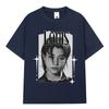 Korean Kpop Hip Hop Group Lngshot LOUIS Tshirt Unisexs Women Clothing Fashion Oversized Cotton Casual Short Sleeve Tops Fan Gifts