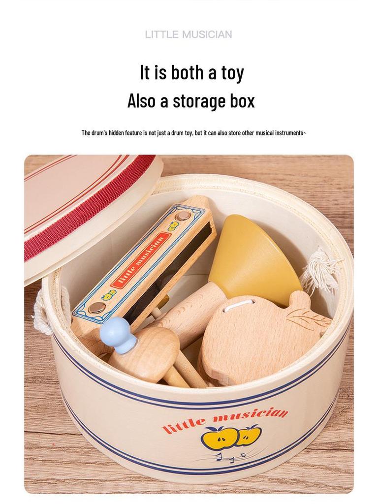 Denmark Infant & Toddler Wooden Percussion & Wind Instruments - Orff Music Teaching Aids