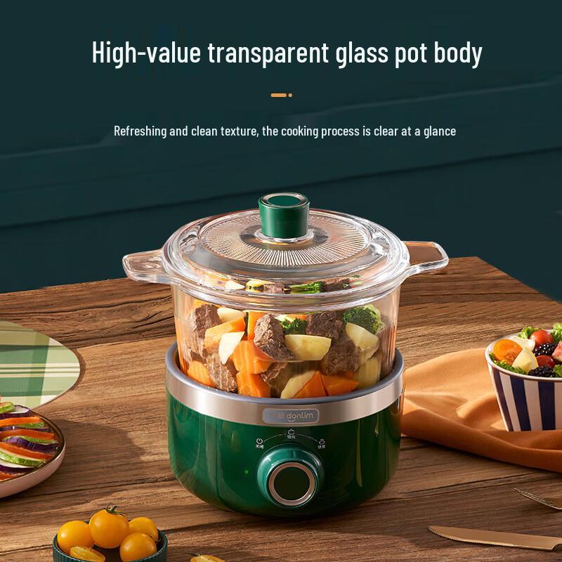 Donlim DL-9002 Electric Stew Pot CN plug (adapter included)