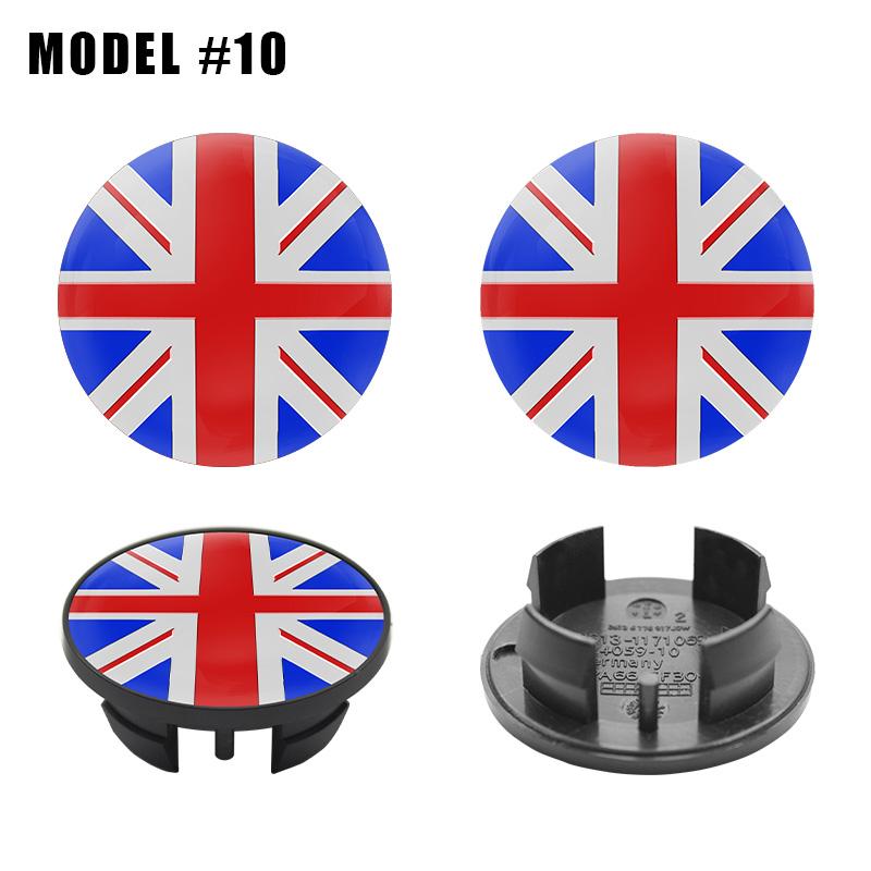 4Pc 54mm 52mm Car Wheel Center Cap Hub Covers Badge Stickers For Mini Cooper One JCW F54 F56 F60 R55 R56 R58 R60 R61 Accessories