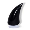 2-1pcs Short Devil Horns Helmet Decorative Sticker Motorcycle Bike Helmet Shape DIY Rubber Decorative Headgear Accessories