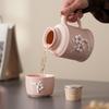 OLOEY Begonia Creative Stewing Teapot Water Cup