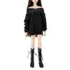 [Maidscp] 13 BJD Doll Clothes 60cm Cast Doll Cable Knit Dress with Boots 2-Piece Set