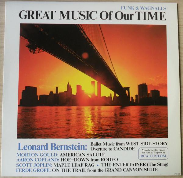 

LP Record VARIOUS Great Music Of Our Time FW402 Funk Wagnalls 1977 Canada Jazz Used