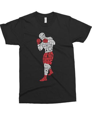 Boxen Typografie Herren T-Shirt Boxer Sport