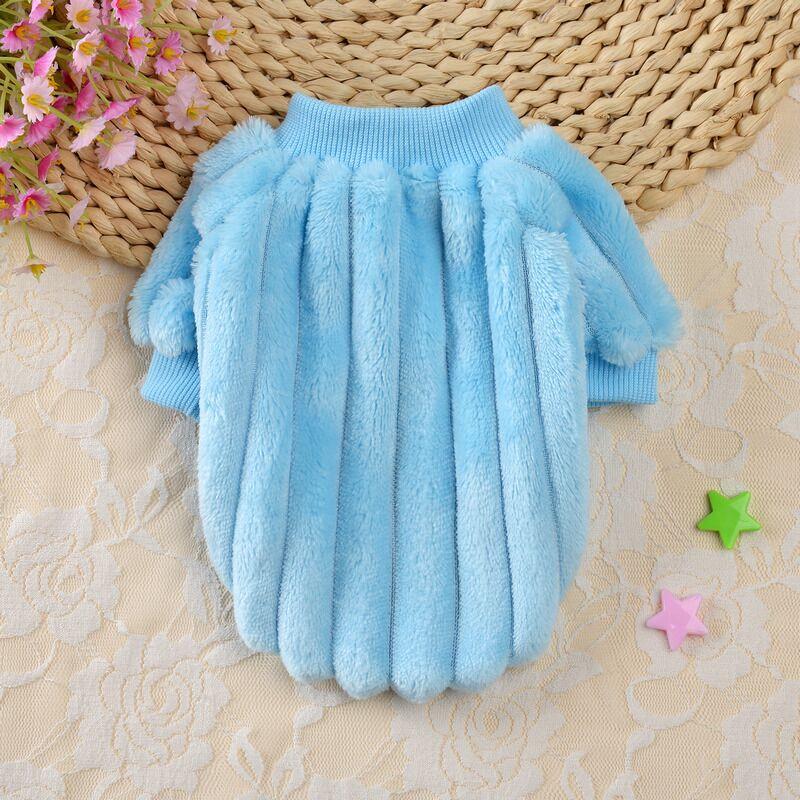 

New and winter one-sided plush pet clothes L