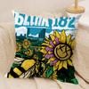 Famous Punk Band B-Blink-182 Cushion Cover Short Plush Double-Sided Print Square Throw Pillow Covers Sofa Home Cushion Decor