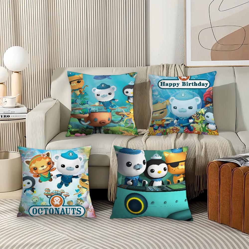 Cartoon O-Octonauts Pillow Case Office Cushions Suitable For Sofa Car Bedroom Decorative Cushion Cover