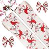 2M/Roll Christmas Classical with Wired Edge DIY Xmas Tree Ribbon Gift Wrapping Craft Ribbon Wreath Bows Imitation Hemp
