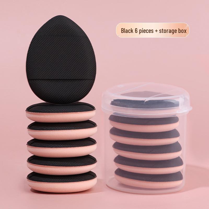 Dual-Use Finger Powder Puff Mini: Wet & Dry Foundation Sponge