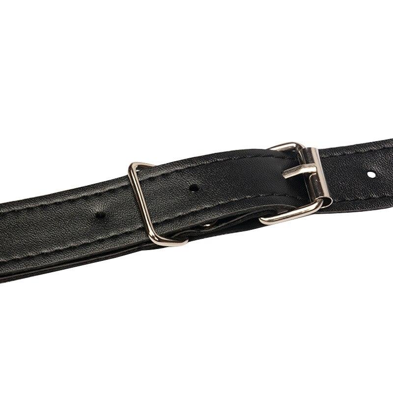 Men's Bondage Chastity Pants Erotic Wearing Panties Penis Strap Leather Clothes Fetish BDSM Briefs Chain Thong