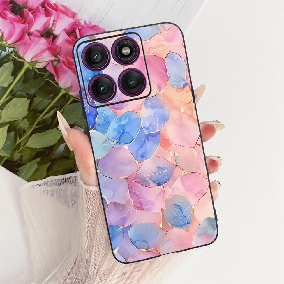 Case For Motorola Edge 60 Pro Cover XT2507-1 Fashion Cute Cat Funny Painted Bumper For Moto Edge 60 Pro Casing