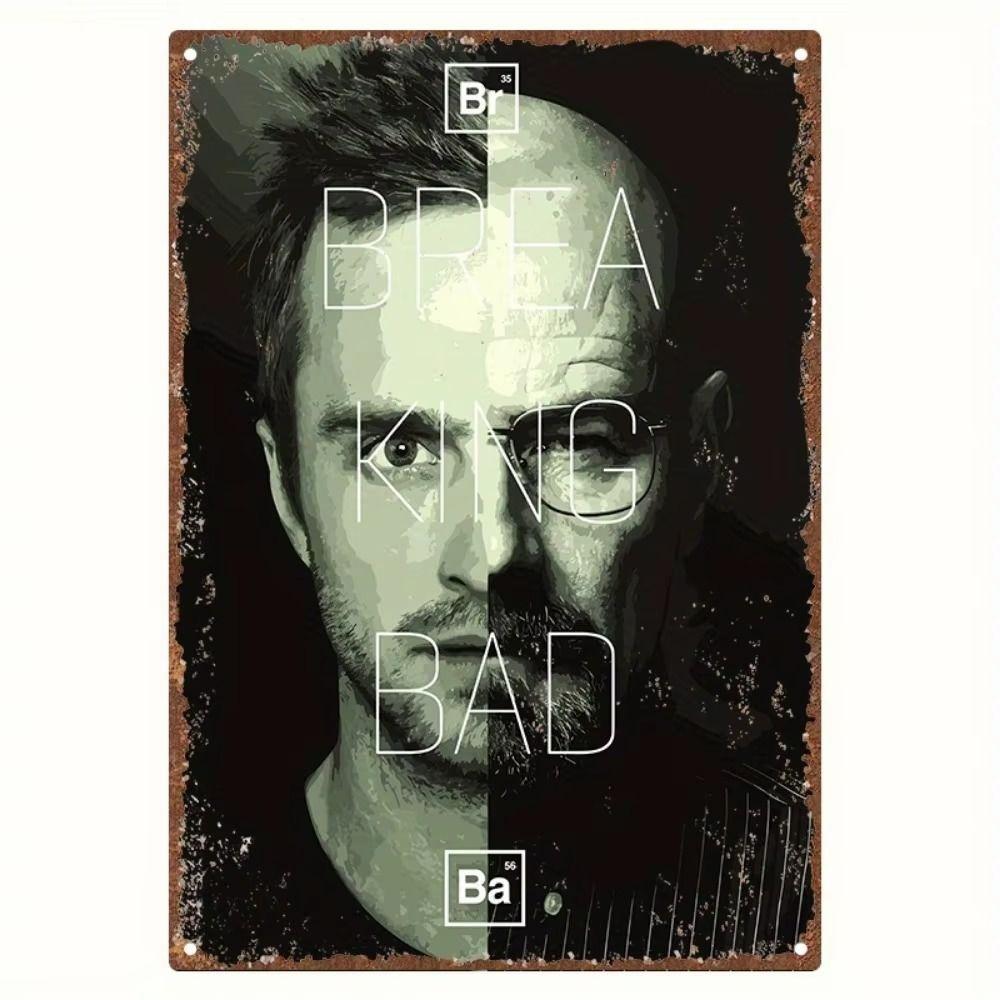 Metal Wall Decor, Tin Sign, 20x30cm, Home Art