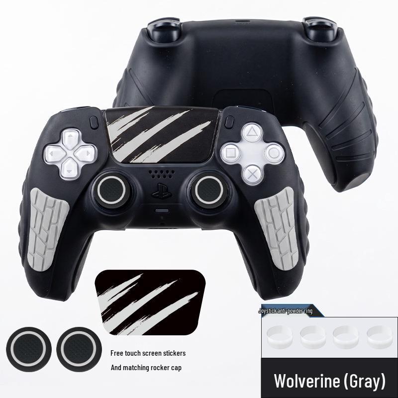 Husă de protecție din silicon anti-alunecare și rezistentă la transpirație pentru controler PS5 pentru PlayStation 5