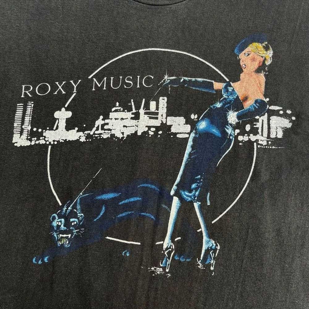 VIntage Roxy Music Band Black Shirt Unisex Concert S to 5XL BO660 Unisex T-Shirt XXXL