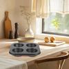 2 Stück Karbonstahl Muffinform Antihaft Kuchenform Pfannkuchenpfanne Form Partykuchen Backform