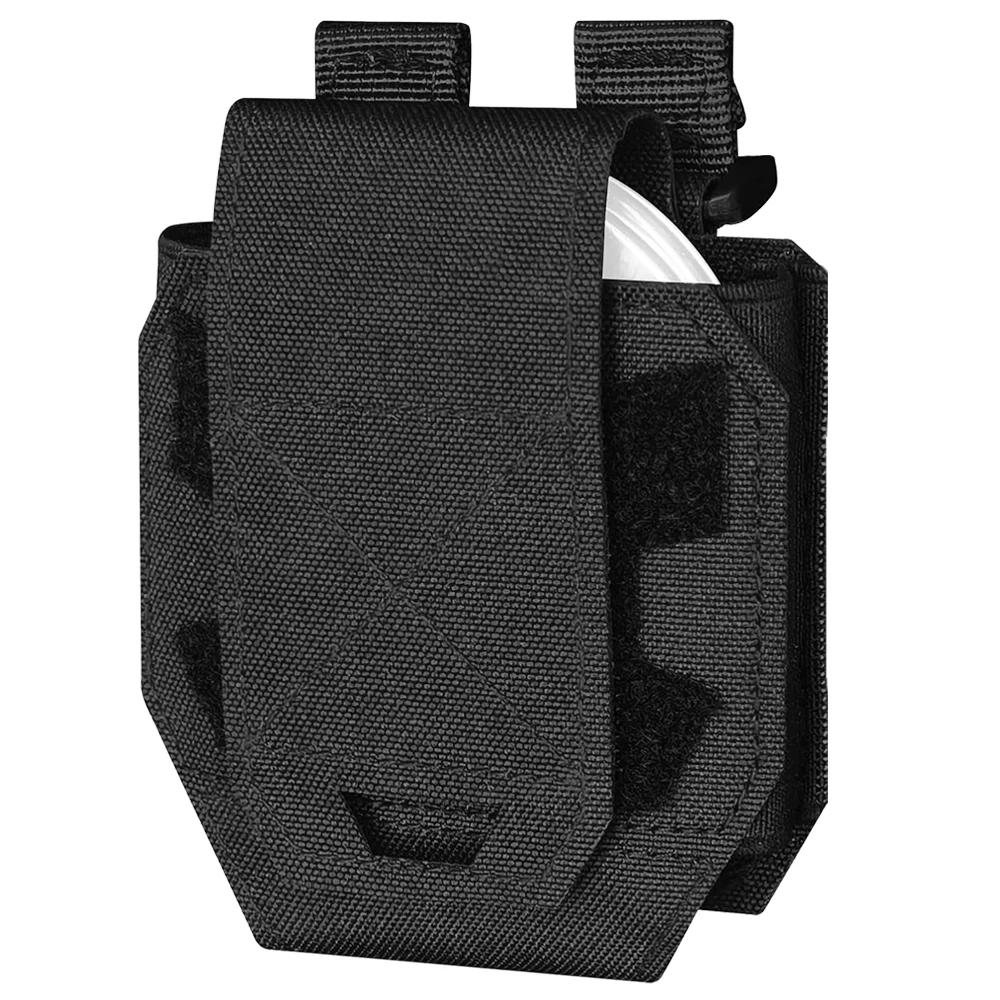 

New Molle Handcuff Pouch Quick Draw Holster for Universal Chain Cuffs Tactical Belt Holder Durable Shackles Cover Case Storage чорний
