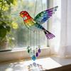 Regenbogen Vogelform Windspiele mit reflektierenden Oberflächen zum Einfangen von Sonnenlicht für Garten- und Heimdekoration