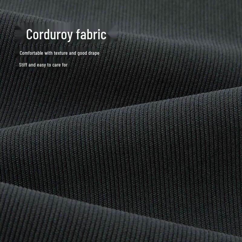 HLA Men's Corduroy Tapered Cropped Casual Pants