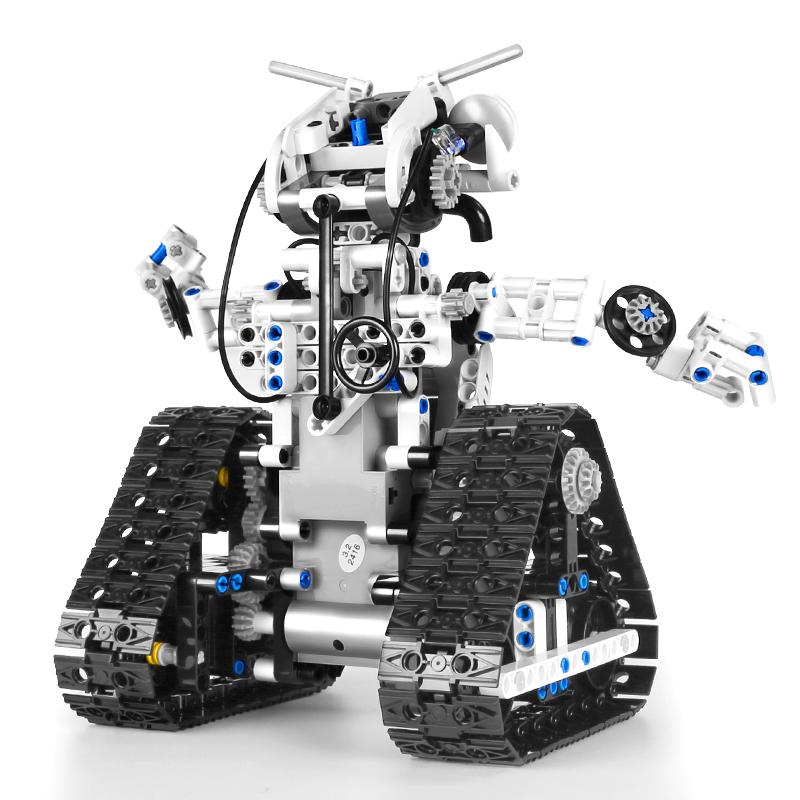 MOULD KING Teknisk byggekloss APP Fjernkontroll Transbot Robot 3 i 1 modell MOC Bricks Kids DIY Leker Julegave