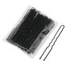 Black Seamless U-shaped Hairpin A Must-have for Buns Fixed Hairpins Women's One-line Hairpins and Hairpin Clips