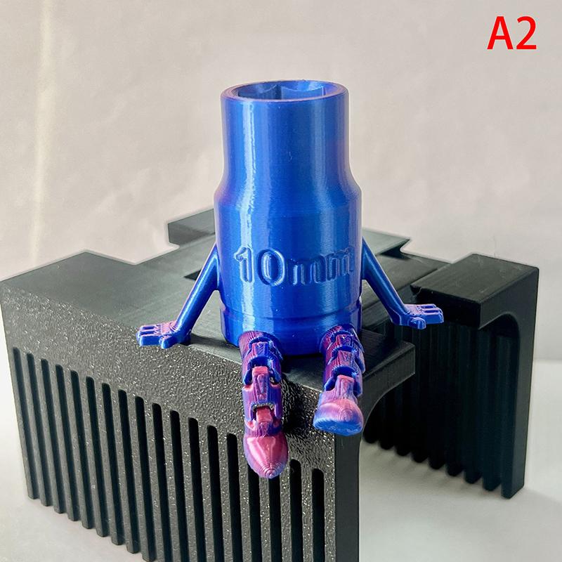 3D Printed 10Mm Socket With Articulated Legs Display Fidget Toy Ideal For Mechanics And Diy Enthusiasts Novelty Gift Desk Decor
