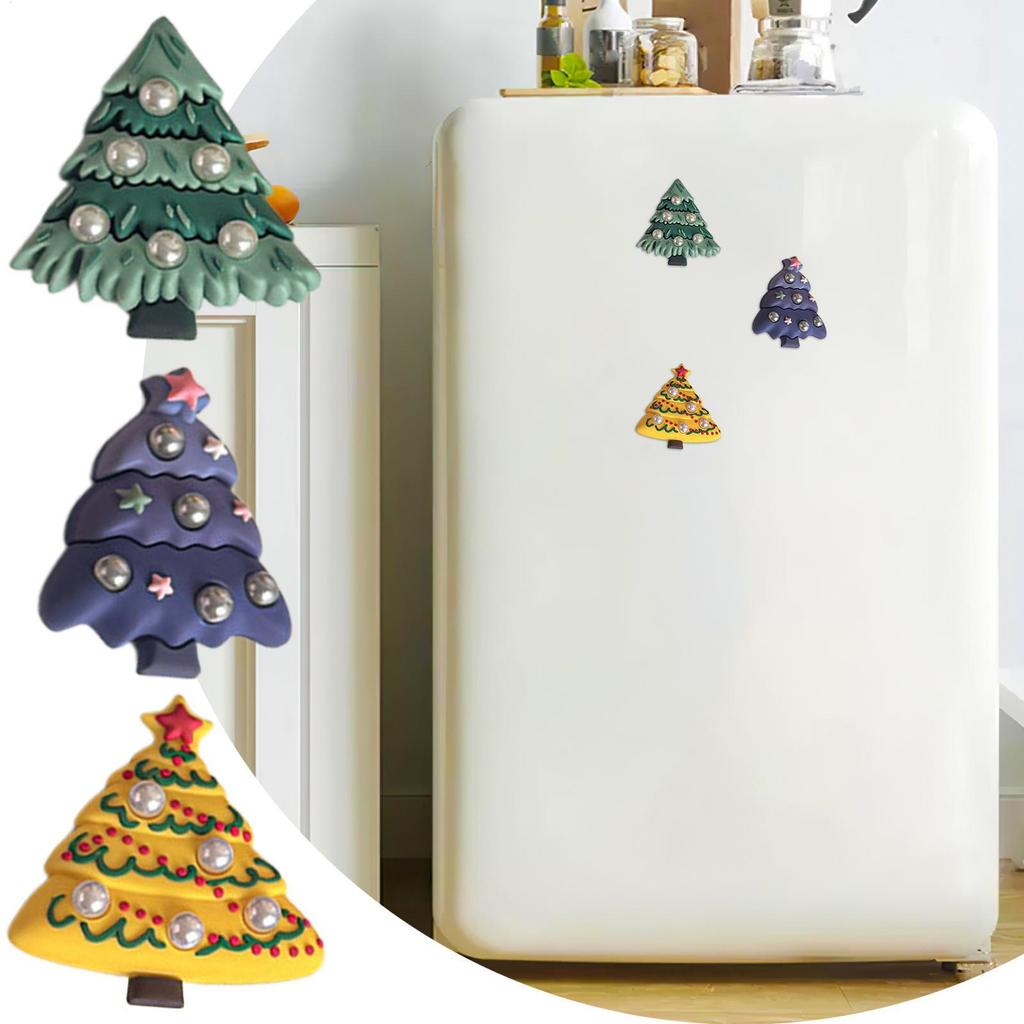 Fridge Magnets Magnetic Sticker Refrigerator Decoration Christmas Magnet Stickers For Whiteboard Office And Winter Holiday