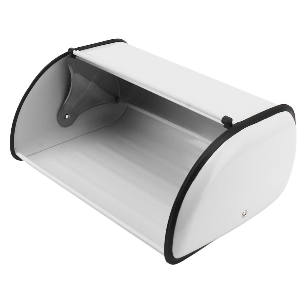 Brödlåda Liten Trumformad Utdragbar Fällbart Lock Multifunktionell Förvaring Järn Brödförvaringsbehållare