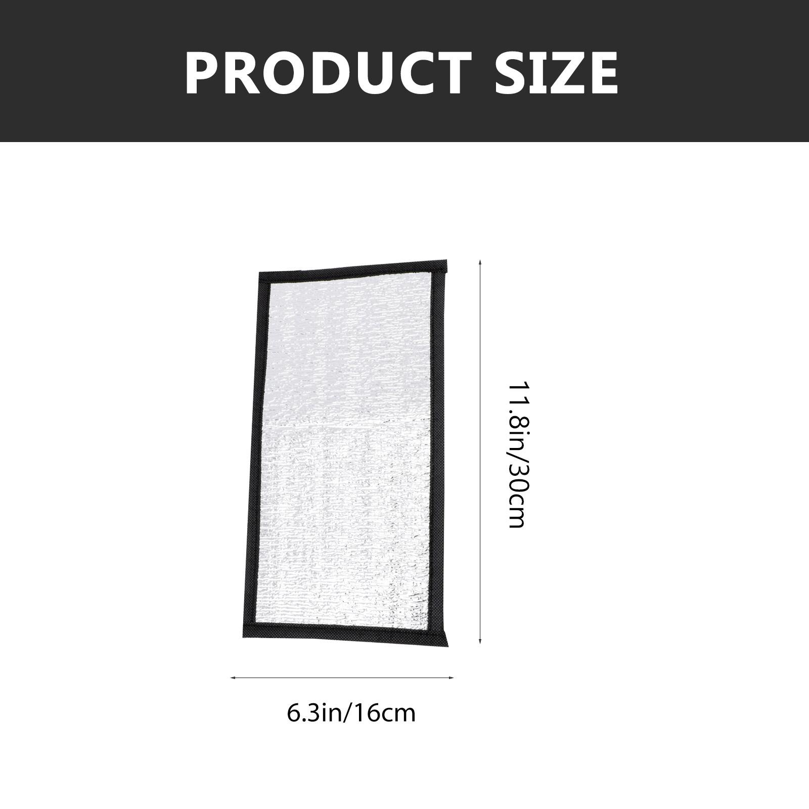 

2Pcs Terrarium Heating Pad Reflector Film for Pet Insulation Pads Reptile Mat Film Winter Warmth Protection Reptile Accessory