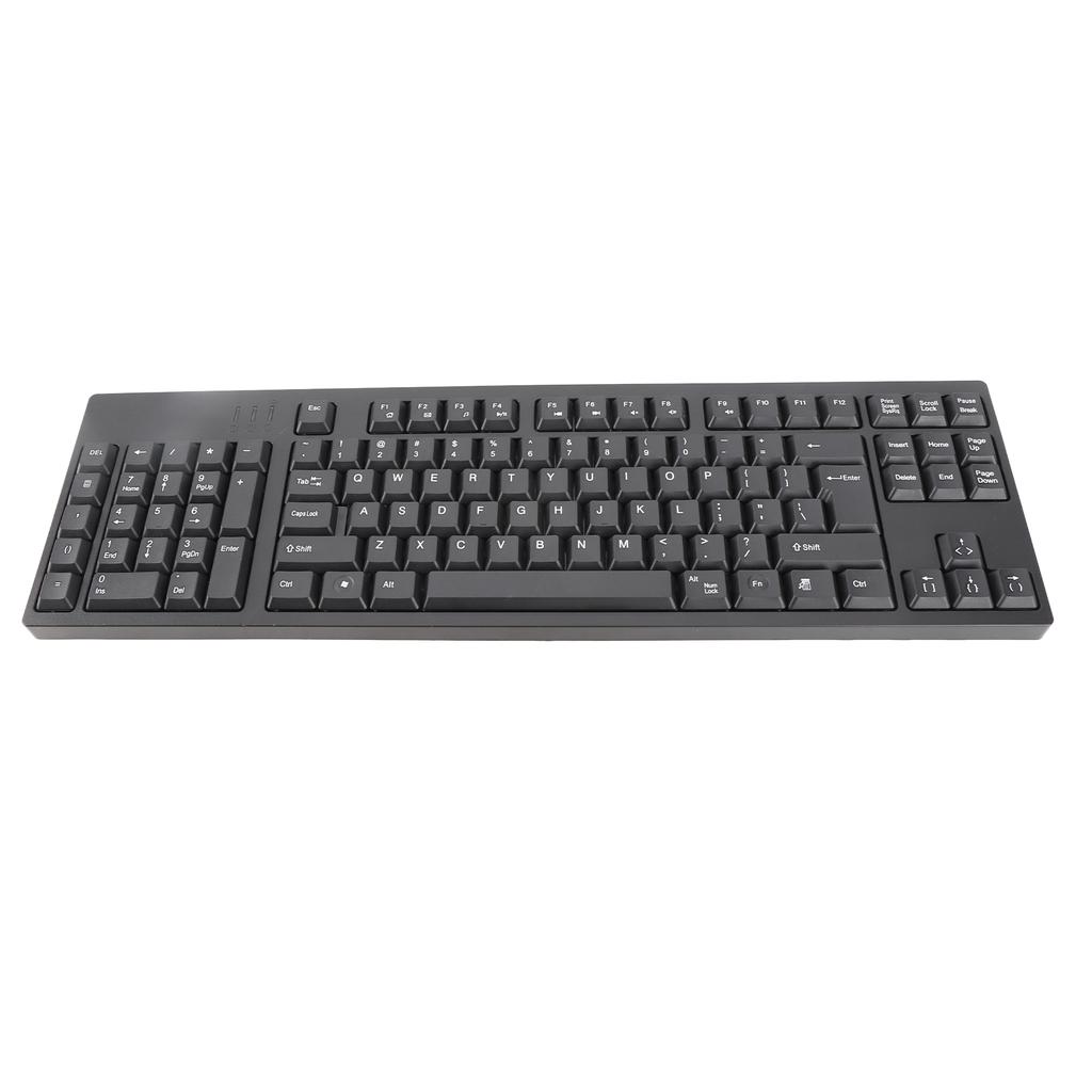 Left Handed Keyboard Ergonomic Full Size Dual USB Interface 109 Keys Keyboard for Computer Laptop