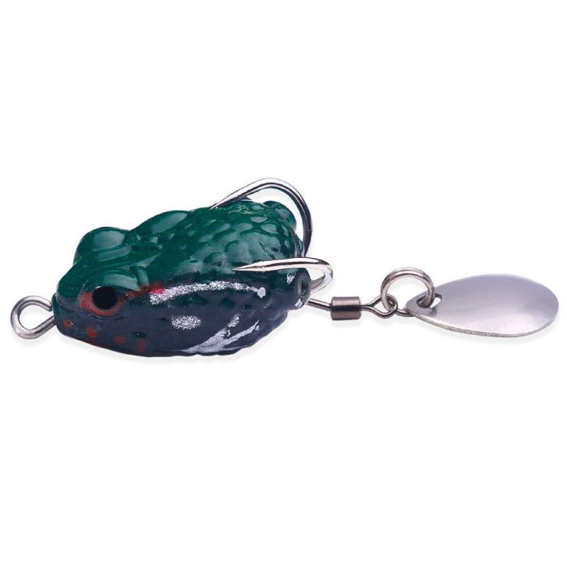 8PCS 2.5cm-3.4gNew model of frog lure, shiny lure, soft frog lure, micro-frog lure, toad-shaped fishing lure