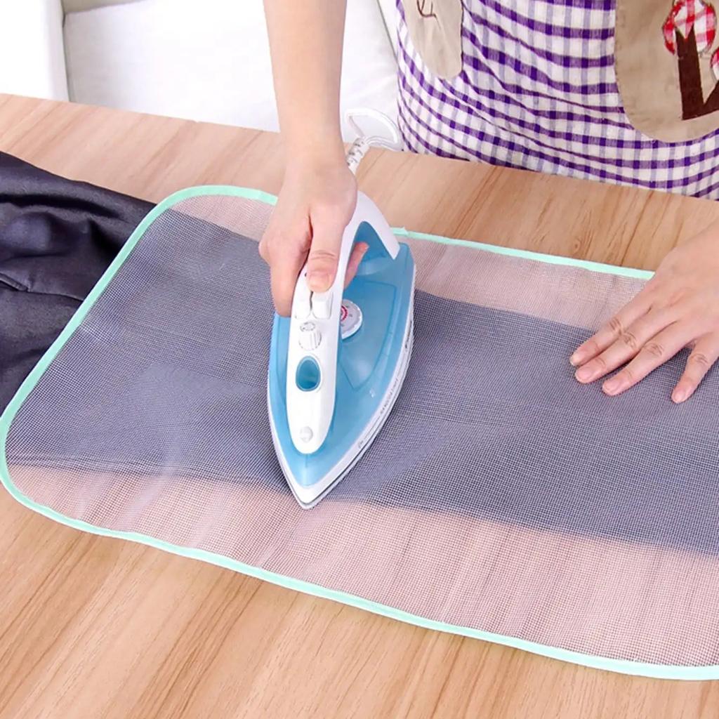 1pc-Household Mesh Fabric For Ironing Board Pads Clothes Net High Temperature Protection Iron Pad Against Burn Mat Cover