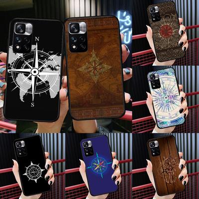 Compass Case For Xiaomi Redmi 14C 13C 10C 12C Redmi Note 13 14 Pro 12 11 9 10 9S 10S 11S 12S Cover