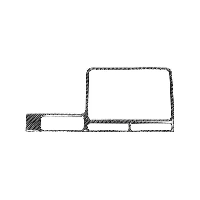 Cutie de afișare pentru navigație auto Autocolant decorativ pentru capac pentru Nissan GTR R35 2008-2016 Accesorii interioare auto Fibră de carbon