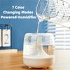 Quiet Operation Powered Humidifier Continuous/Intermittent Mist Portable Air Humidifier  Home Decor