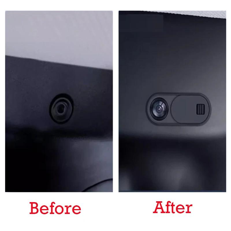 1Pc Lens Cover For Tesla Model 3/Y Camera Cover Privacy Protector Webcam Slide Switch Blocker Car Interior Modification Supplies