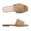 Helen Kaminski Kaila Nuga Caramel Flat Slide Slipper Ftw52210