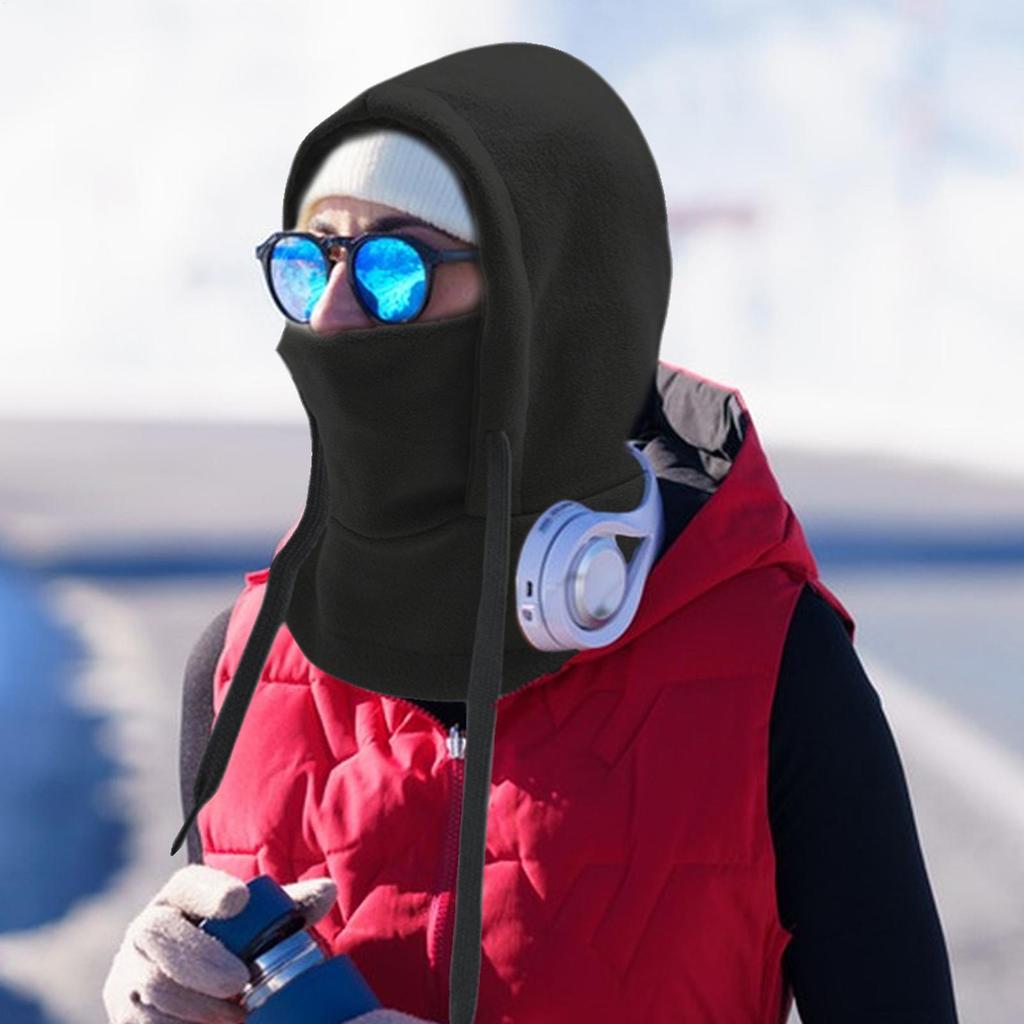 Full Head Covering Neck Warmer Hood Winter Full Face Masque for Outdoor Camping Hiking Ice Fishing Motorcycle Riding Daily