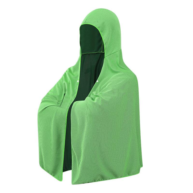 Ice Cool Beach Poncho Cover Up, Quick Dry Super Absorbent Oversized Hooded Towel Wrap For Swimming Beach Pool Travel