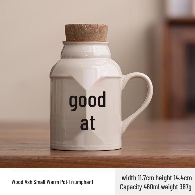 MINGHUI Ceramic Insulated Tea Mug