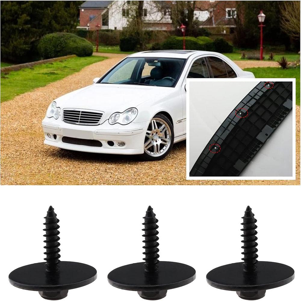 10PCS Car Body Fender Metal Screws A0019906036 For Mercedes Benz W203 W204 W211