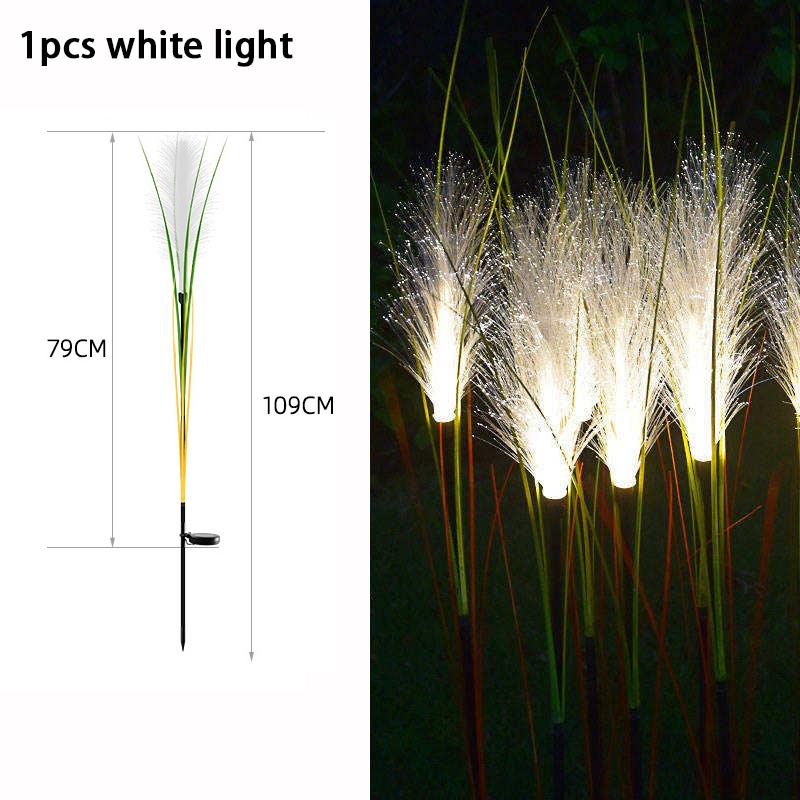 Solar LED Garden Reed Lights Outdoor Decorative Waterproof Solar Powered Flower Stake Light Christmas Lights for Yard Lawn Garde